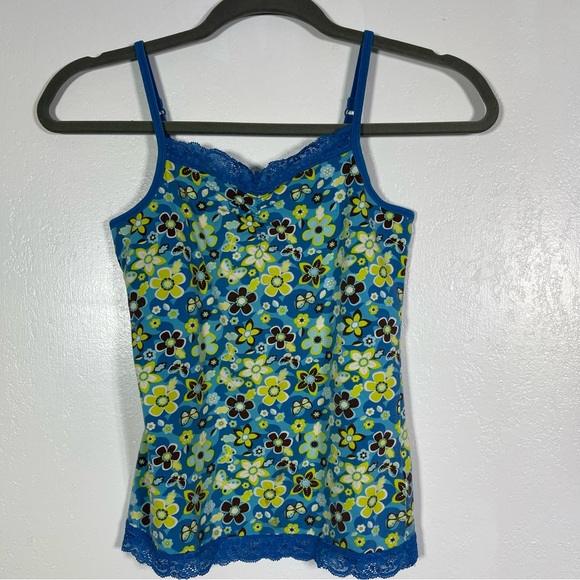 Arizona Floral Girls Camisole with built in shelf bra. Size M(10/12). - Picture 1 of 5